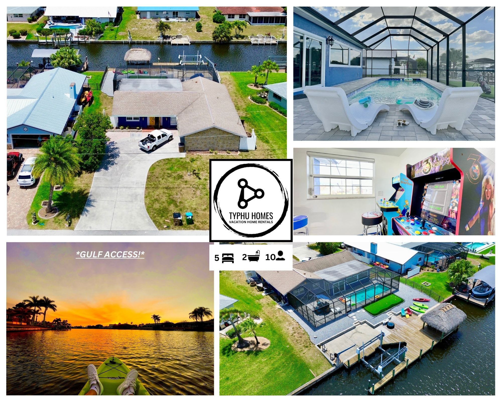 Waterfront Villa with Heated Pool - Cape Coral FL vacation rental