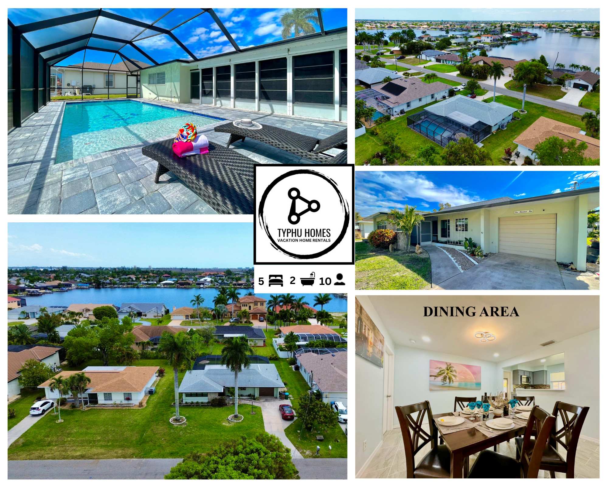 Coastal Charm with Heated Pool - Cape Coral FL vacation rental