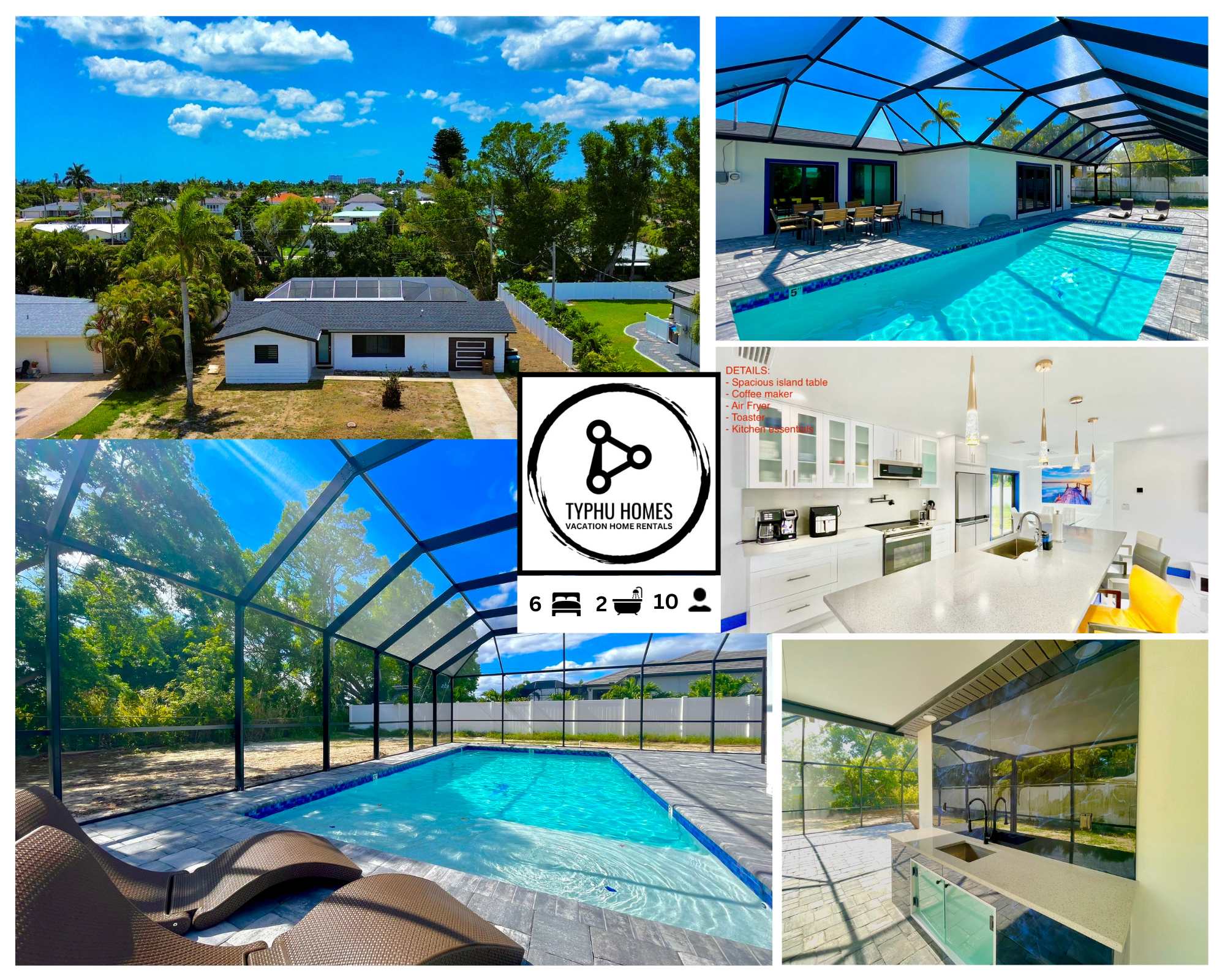 Cape Coral Saltwater Pool Retreat - Cape Coral FL vacation rental